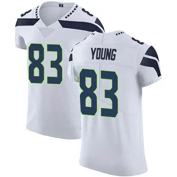 Nike Dareke Young Men's Elite Seattle Seahawks White Vapor Untouchable Jersey