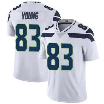 Nike Dareke Young Men's Limited Seattle Seahawks White Vapor Untouchable Jersey