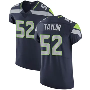 Nike Darrell Taylor Men's Elite Seattle Seahawks Navy Team Color Vapor Untouchable Jersey