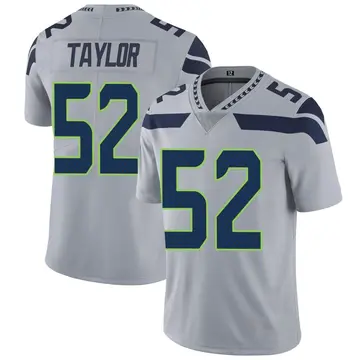Nike Darrell Taylor Men's Limited Seattle Seahawks Gray Alternate Vapor Untouchable Jersey