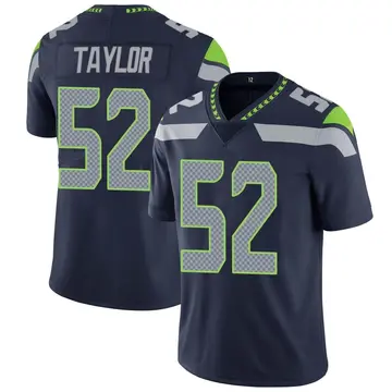 Nike Darrell Taylor Men's Limited Seattle Seahawks Navy Team Color Vapor Untouchable Jersey