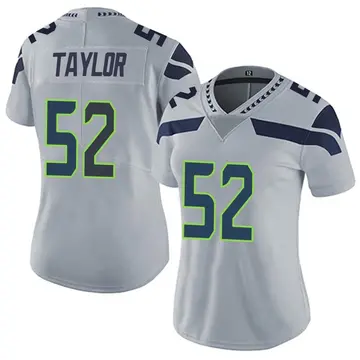 Nike Darrell Taylor Women's Limited Seattle Seahawks Gray Alternate Vapor Untouchable Jersey