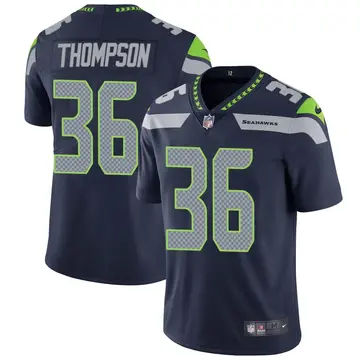 Nike Darwin Thompson Men's Limited Seattle Seahawks Navy Team Color Vapor Untouchable Jersey