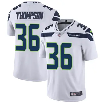 Nike Darwin Thompson Men's Limited Seattle Seahawks White Vapor Untouchable Jersey