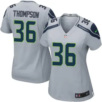 Nike Darwin Thompson Women's Game Seattle Seahawks Gray Alternate Jersey