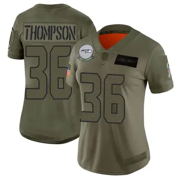 Nike Darwin Thompson Women's Limited Seattle Seahawks Camo 2019 Salute to Service Jersey