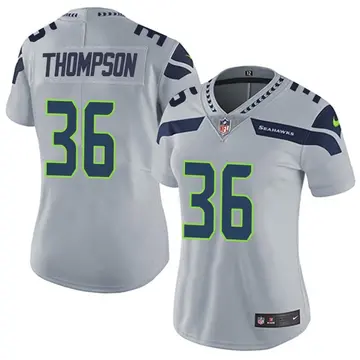 Nike Darwin Thompson Women's Limited Seattle Seahawks Gray Alternate Vapor Untouchable Jersey