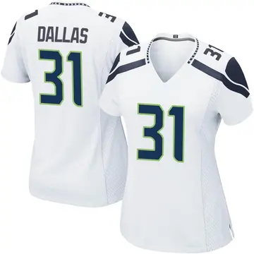 Nike DeeJay Dallas Women's Game Seattle Seahawks White Jersey