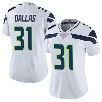 Nike DeeJay Dallas Women's Limited Seattle Seahawks White Vapor Untouchable Jersey