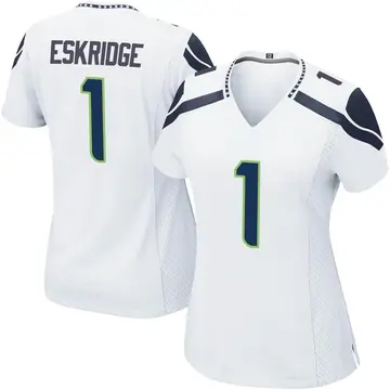 Nike Dee Eskridge Women's Game Seattle Seahawks White Jersey