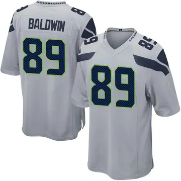 Nike Doug Baldwin Men's Game Seattle Seahawks Gray Alternate Jersey
