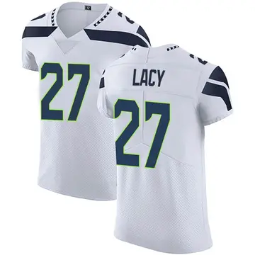 Nike Eddie Lacy Men's Elite Seattle Seahawks White Vapor Untouchable Jersey