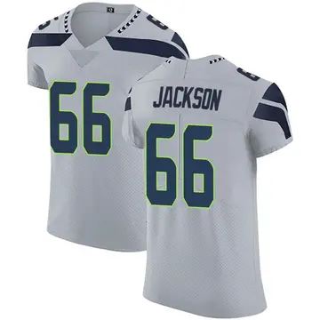 Nike Gabe Jackson Men's Elite Seattle Seahawks Gray Alternate Vapor Untouchable Jersey