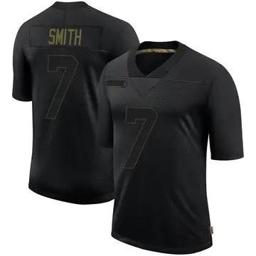 Nike Geno Smith Youth Limited Seattle Seahawks Black 2020 Salute To Service Jersey