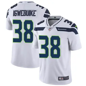 Nike Godwin Igwebuike Youth Limited Seattle Seahawks White Vapor Untouchable Jersey