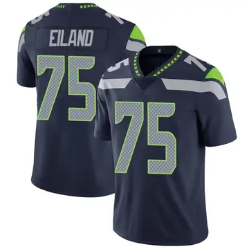 Nike Greg Eiland Men's Limited Seattle Seahawks Navy Team Color Vapor Untouchable Jersey