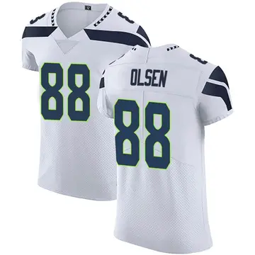 Nike Greg Olsen Men's Elite Seattle Seahawks White Vapor Untouchable Jersey