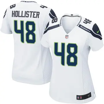 Nike Jacob Hollister Women's Game Seattle Seahawks White Jersey