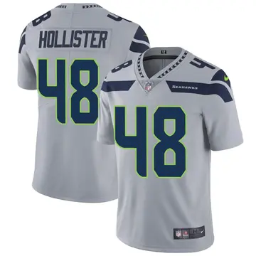 Nike Jacob Hollister Youth Limited Seattle Seahawks Gray Alternate Vapor Untouchable Jersey