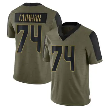 Nike Jake Curhan Youth Limited Seattle Seahawks Olive 2021 Salute To Service Jersey