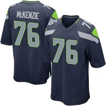 Nike Jalen McKenzie Youth Game Seattle Seahawks Navy Team Color Jersey
