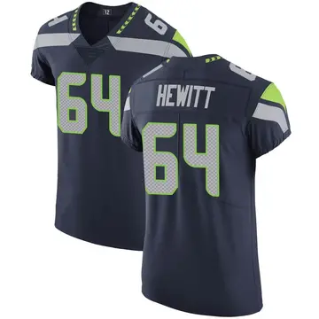 Nike Jarrod Hewitt Men's Elite Seattle Seahawks Navy Team Color Vapor Untouchable Jersey
