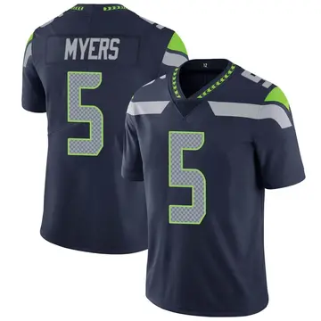 Nike Jason Myers Men's Limited Seattle Seahawks Navy Team Color Vapor Untouchable Jersey