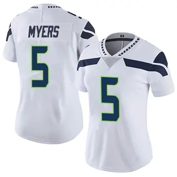 Nike Jason Myers Women's Limited Seattle Seahawks White Vapor Untouchable Jersey