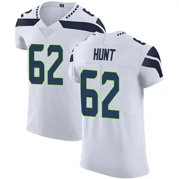 Nike Joey Hunt Men's Elite Seattle Seahawks White Vapor Untouchable Jersey