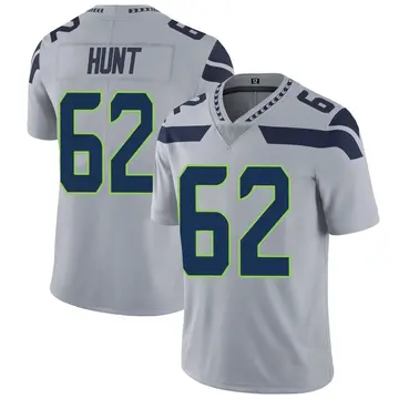 Nike Joey Hunt Men's Limited Seattle Seahawks Gray Alternate Vapor Untouchable Jersey