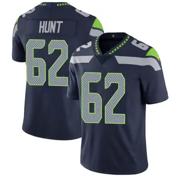 Nike Joey Hunt Men's Limited Seattle Seahawks Navy Team Color Vapor Untouchable Jersey