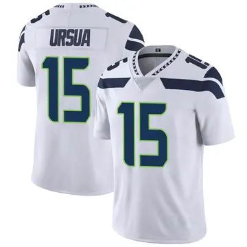 Nike John Ursua Men's Limited Seattle Seahawks White Vapor Untouchable Jersey