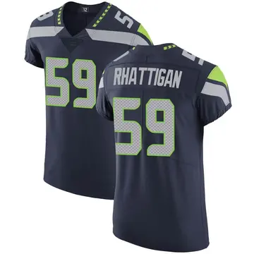 Nike Jon Rhattigan Men's Elite Seattle Seahawks Navy Team Color Vapor Untouchable Jersey