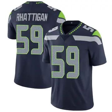 Nike Jon Rhattigan Men's Limited Seattle Seahawks Navy Team Color Vapor Untouchable Jersey