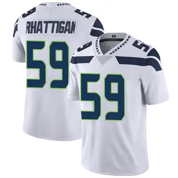 Nike Jon Rhattigan Men's Limited Seattle Seahawks White Vapor Untouchable Jersey