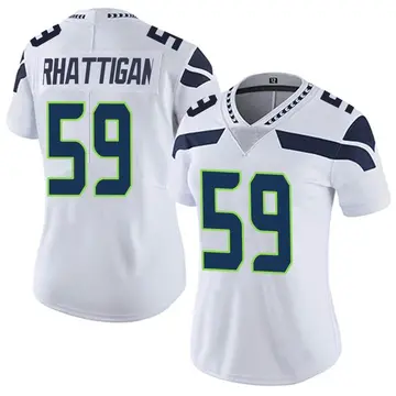 Nike Jon Rhattigan Women's Limited Seattle Seahawks White Vapor Untouchable Jersey