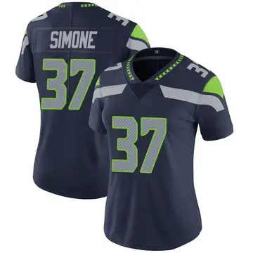 Nike Jordan Simone Women's Limited Seattle Seahawks Navy Team Color Vapor Untouchable Jersey