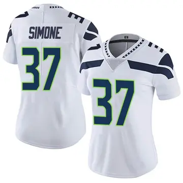 Nike Jordan Simone Women's Limited Seattle Seahawks White Vapor Untouchable Jersey