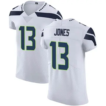 Nike Josh Jones Men's Elite Seattle Seahawks White Vapor Untouchable Jersey
