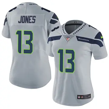 Nike Josh Jones Women's Limited Seattle Seahawks Gray Alternate Vapor Untouchable Jersey