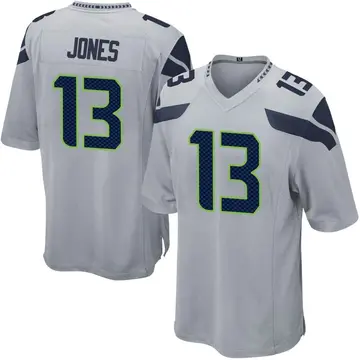 Nike Josh Jones Youth Game Seattle Seahawks Gray Alternate Jersey