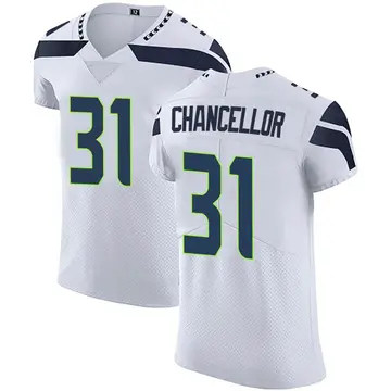 Nike Kam Chancellor Men's Elite Seattle Seahawks White Vapor Untouchable Jersey