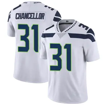 Nike Kam Chancellor Men's Limited Seattle Seahawks White Vapor Untouchable Jersey