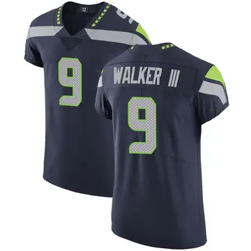 Nike Kenneth Walker III Men's Elite Seattle Seahawks Navy Team Color Vapor Untouchable Jersey