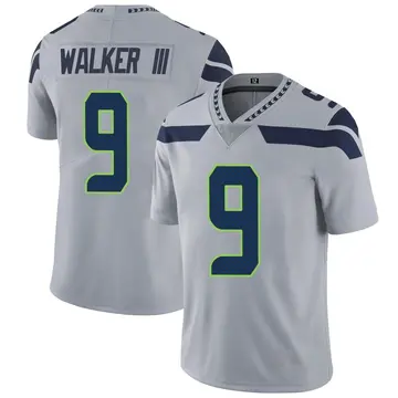 Nike Kenneth Walker III Men's Limited Seattle Seahawks Gray Alternate Vapor Untouchable Jersey