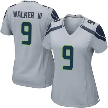 Nike Kenneth Walker III Women's Game Seattle Seahawks Gray Alternate Jersey