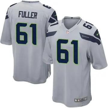 Nike Kyle Fuller Men's Game Seattle Seahawks Gray Alternate Jersey