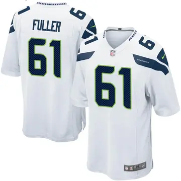 Nike Kyle Fuller Men's Game Seattle Seahawks White Jersey