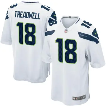 Nike Laquon Treadwell Men's Game Seattle Seahawks White Jersey