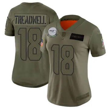 Nike Laquon Treadwell Women's Limited Seattle Seahawks Camo 2019 Salute to Service Jersey